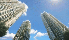 两头设置了两个“消防出亡层